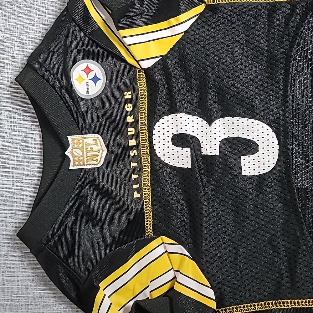 NWOT NFL Pittsburgh Steelers Wilson #3 Pet Dog Jersey Shirt Top Size Medium